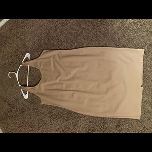 Tan dress